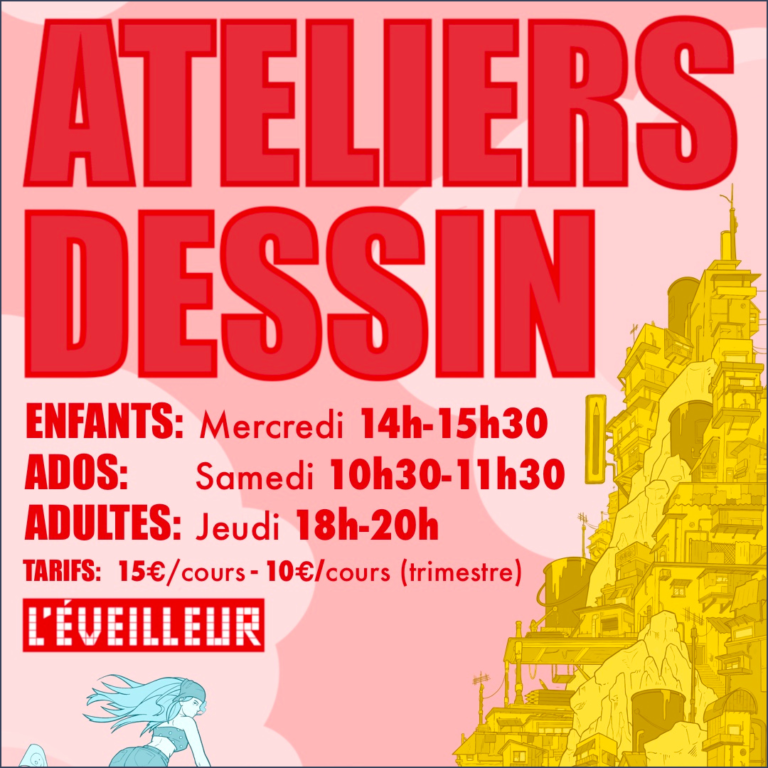 Cours de dessin ados avec 2kro
